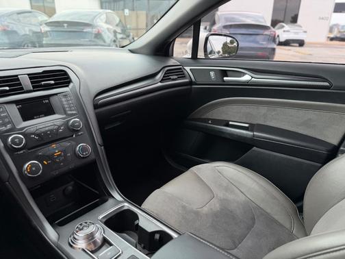 White 2017 Ford Fusion Sport