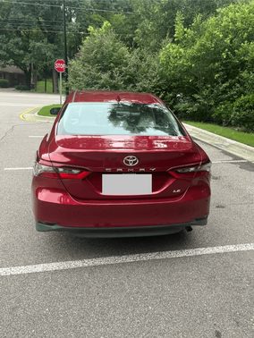 Red 2022 Toyota Camry LE