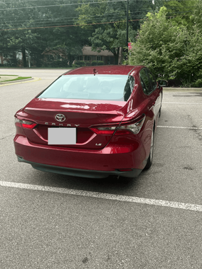 Red 2022 Toyota Camry LE
