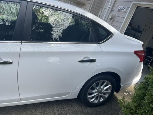 White 2019 Nissan Sentra S
