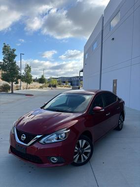 Red 2017 Nissan Sentra SL