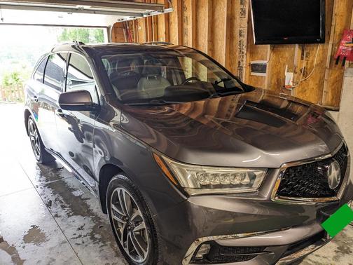 Gray 2017 Acura MDX 3.5L w/Advance Package