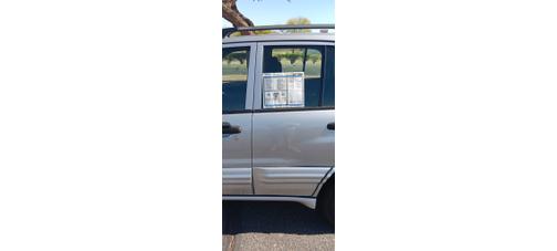 Silver 2003 Chevrolet Tracker LT