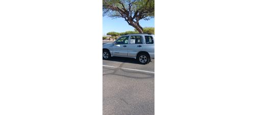 Silver 2003 Chevrolet Tracker LT
