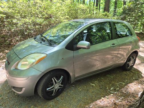 Silver 2010 Toyota Yaris Base