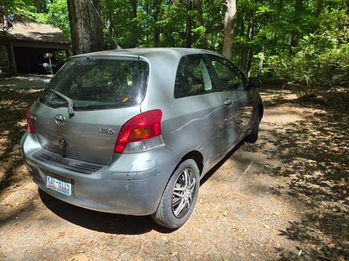 Silver 2010 Toyota Yaris Base
