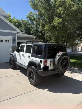White 2012 Jeep Wrangler Unlimited Sport