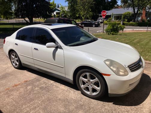 White 2003 INFINITI G35 Base