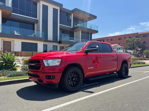 Red 2019 RAM 1500 Big Horn