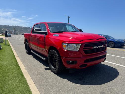 Red 2019 RAM 1500 Big Horn