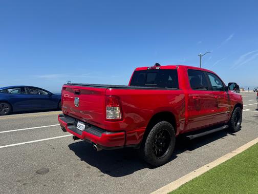 Red 2019 RAM 1500 Big Horn