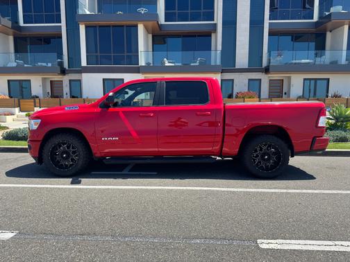 Red 2019 RAM 1500 Big Horn