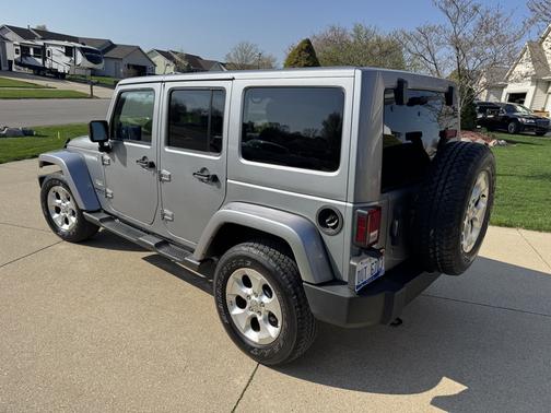 Silver 2013 Jeep Wrangler Unlimited Sahara