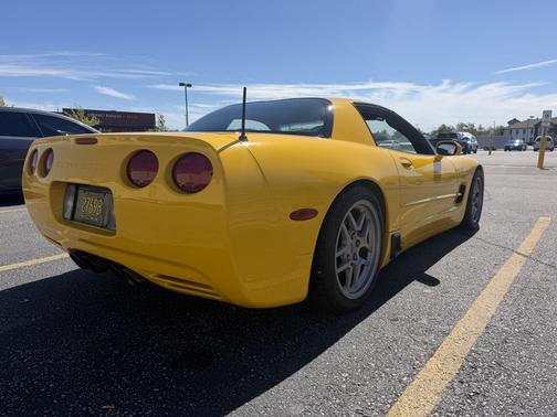 Yellow 2002 Chevrolet Corvette Z06