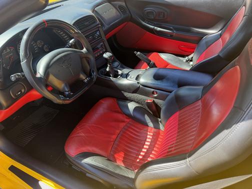 Yellow 2002 Chevrolet Corvette Z06