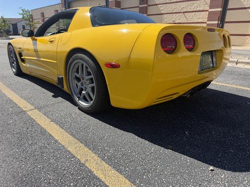 Yellow 2002 Chevrolet Corvette Z06