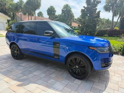 Blue 2019 Land Rover Range Rover 5.0L V8 Supercharged
