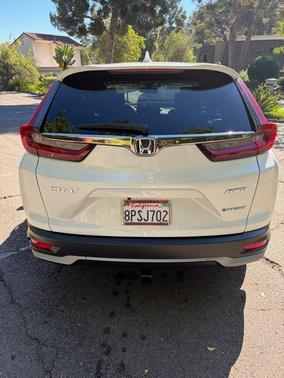 White 2020 Honda CR-V Hybrid EX-L