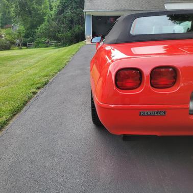 Red 1995 Chevrolet Corvette Base