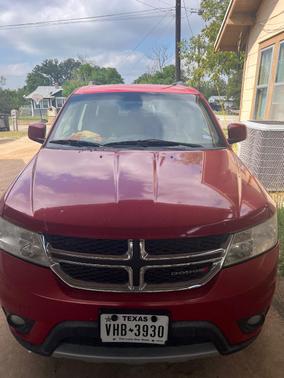 Red 2015 Dodge Journey SXT