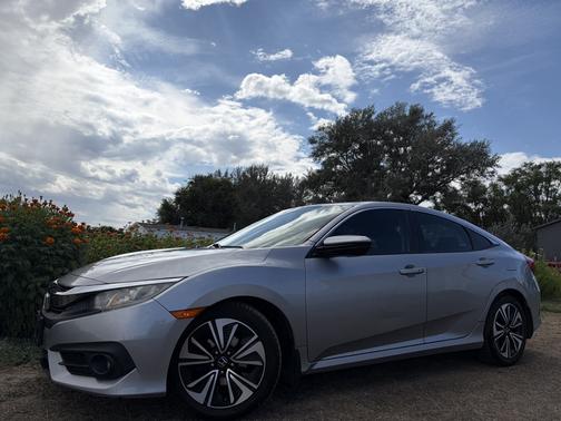 Silver 2016 Honda Civic EX-T