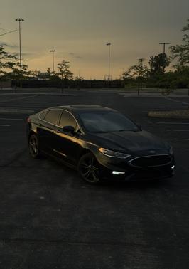 Black 2017 Ford Fusion Sport