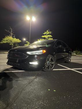 Black 2017 Ford Fusion Sport