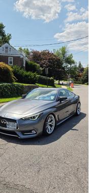 Gray 2017 INFINITI Q60 3.0T Premium