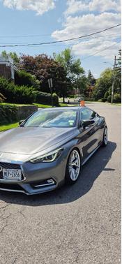 Gray 2017 INFINITI Q60 3.0T Premium