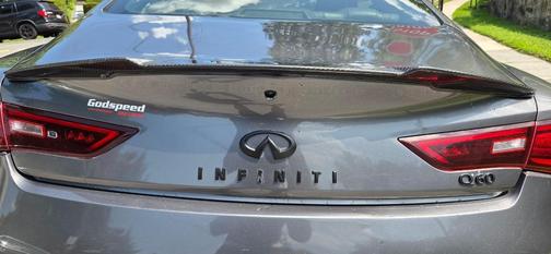 Gray 2017 INFINITI Q60 3.0T Premium