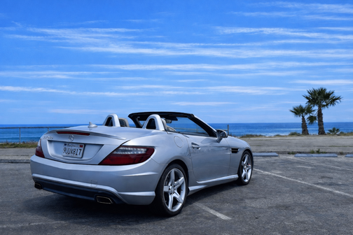 Silver 2013 Mercedes-Benz SLK-Class SLK 250