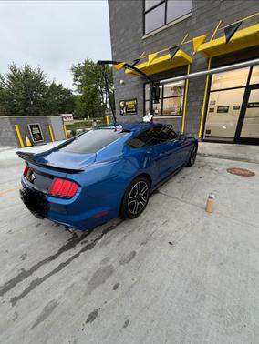 Blue 2017 Ford Mustang EcoBoost