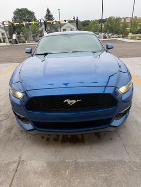 Blue 2017 Ford Mustang EcoBoost