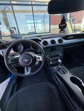 Blue 2017 Ford Mustang EcoBoost