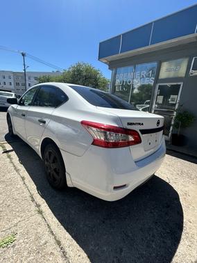 White 2015 Nissan Sentra S