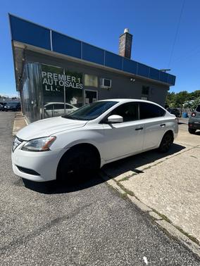 White 2015 Nissan Sentra S