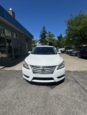 White 2015 Nissan Sentra S