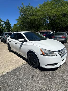 White 2015 Nissan Sentra S