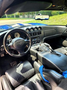 Blue 1996 Dodge Viper GTS