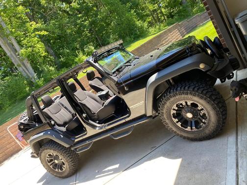 Black 2015 Jeep Wrangler Unlimited Sport