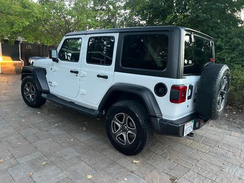 White 2018 Jeep Wrangler Unlimited Sport S