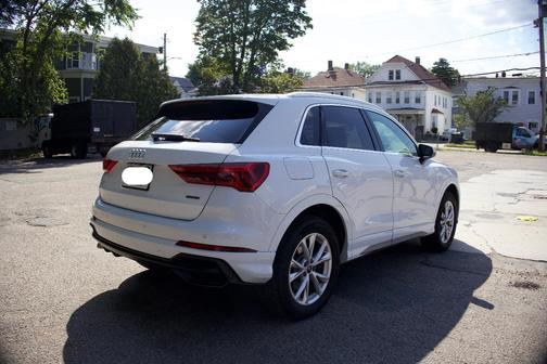 White 2021 Audi Q3 45 S line Premium