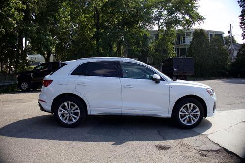 White 2021 Audi Q3 45 S line Premium