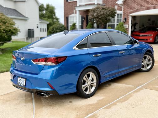 Blue 2018 Hyundai SONATA SEL