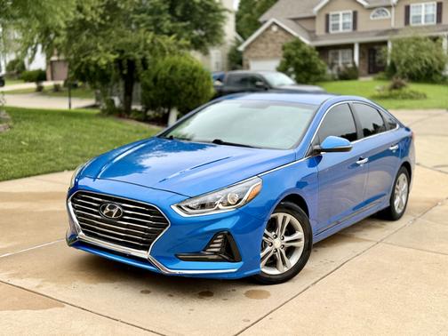 Blue 2018 Hyundai SONATA SEL