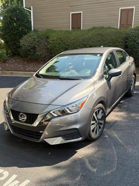 Gray 2022 Nissan Versa SV