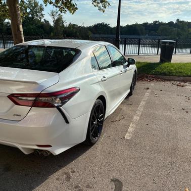 White 2023 Toyota Camry XSE
