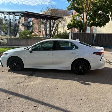 White 2023 Toyota Camry XSE