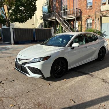 White 2023 Toyota Camry XSE