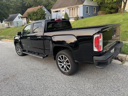 Black 2018 GMC Canyon Denali
